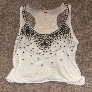 Free People 2000s White Tank Top